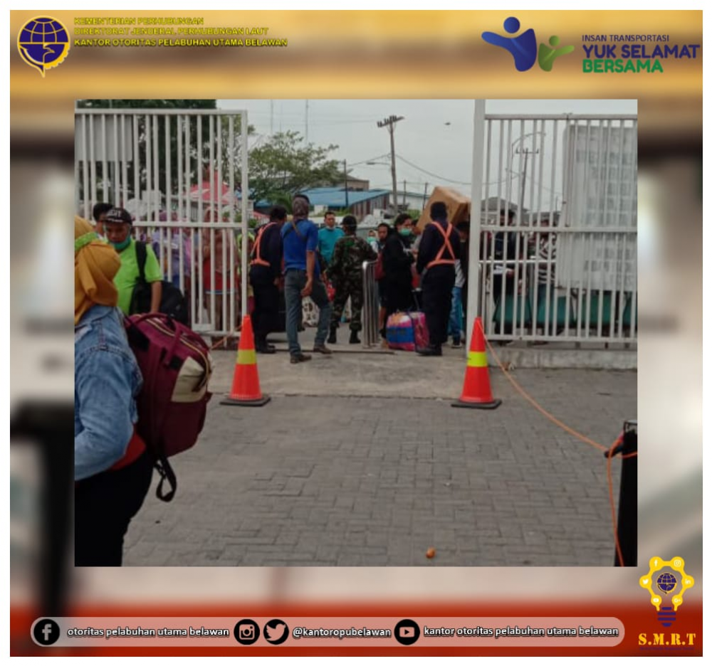 ”Kedatangan Kapal KM. Kelud di Terminal Bandar Deli Belawan”