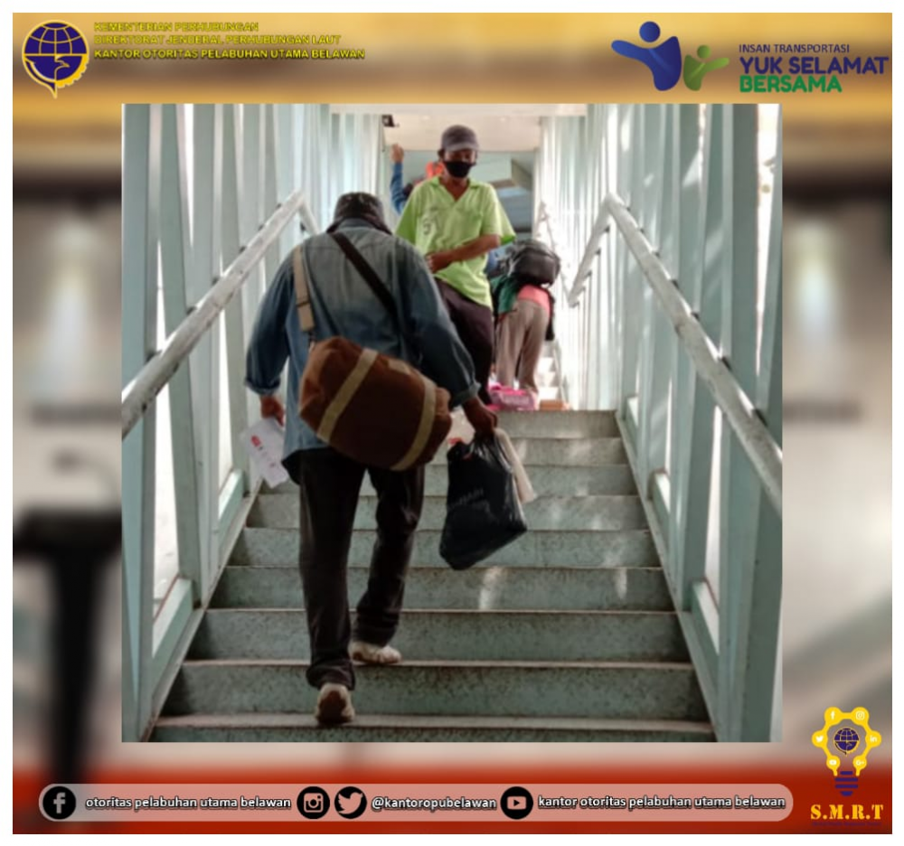 ”Kedatangan Kapal KM. Kelud di Terminal Bandar Deli Belawan”
