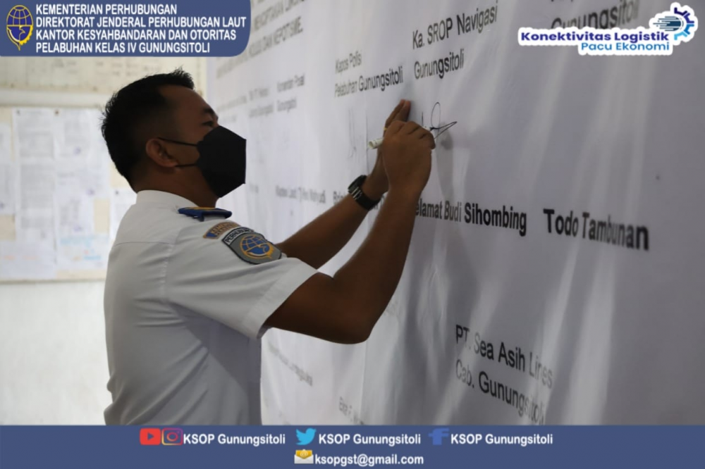 DEKLARASI BERSAMA UNTUK MEWUJUDKAN PELABUHAN BERSIH