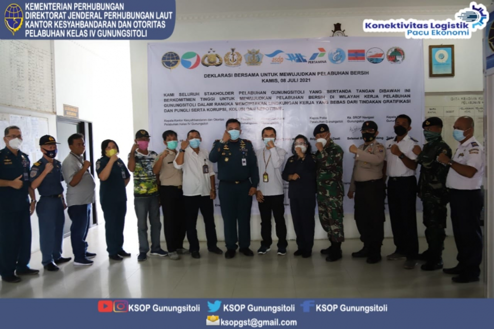 DEKLARASI BERSAMA UNTUK MEWUJUDKAN PELABUHAN BERSIH