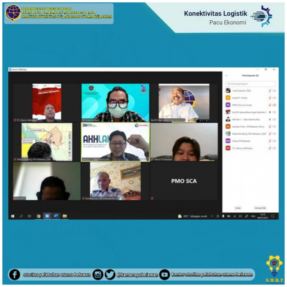 ”Pembahasan Progress PT Pelindo I (Persero) berkoordinasi dengan BPKP Perwakilan Sumut dan BPKP Pusat terhadap hasil Reviu Addendum III Perjanjian Konsesi TPKB Fase 2”