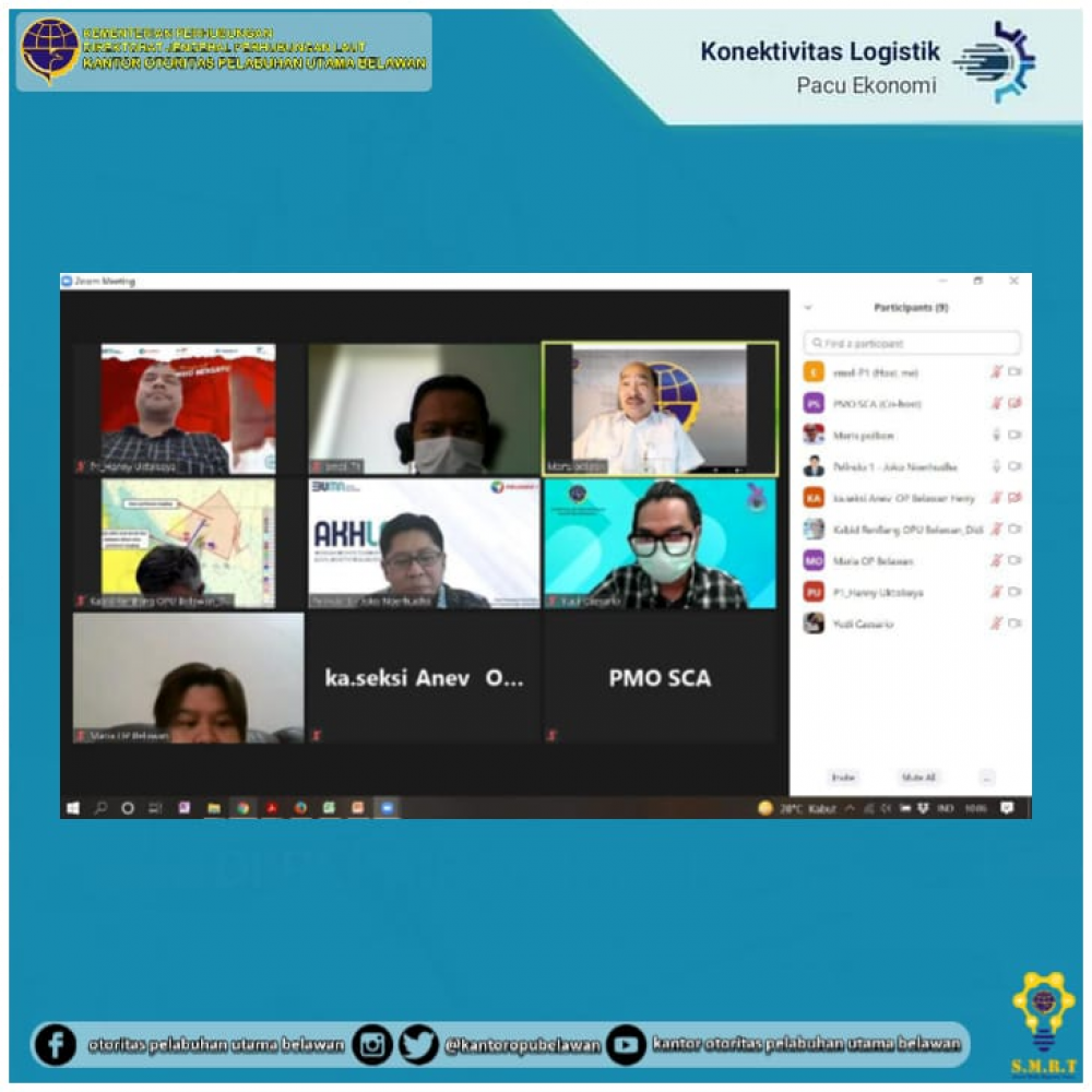 ”Pembahasan Progress PT Pelindo I (Persero) berkoordinasi dengan BPKP Perwakilan Sumut dan BPKP Pusat terhadap hasil Reviu Addendum III Perjanjian Konsesi TPKB Fase 2”
