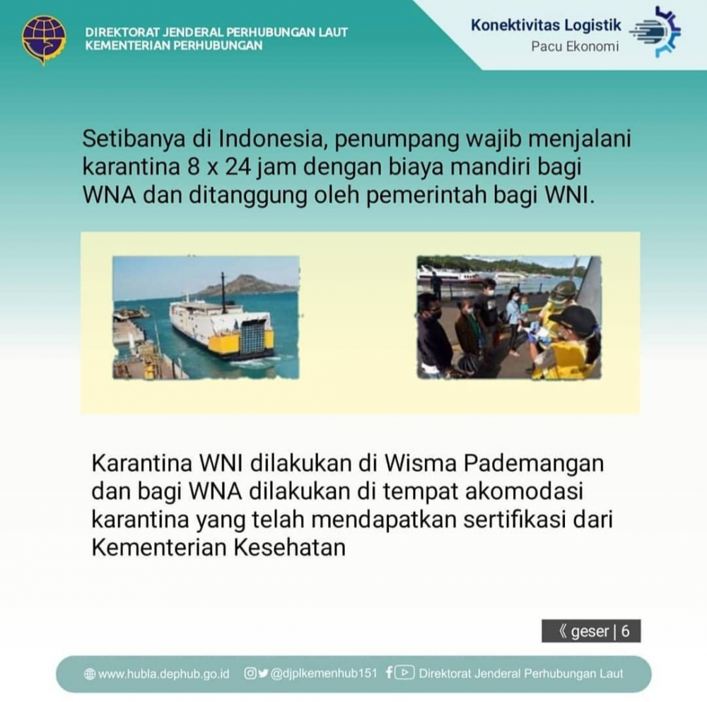 ”Syarat Perjalanan Dengan Transportasi Laut”
