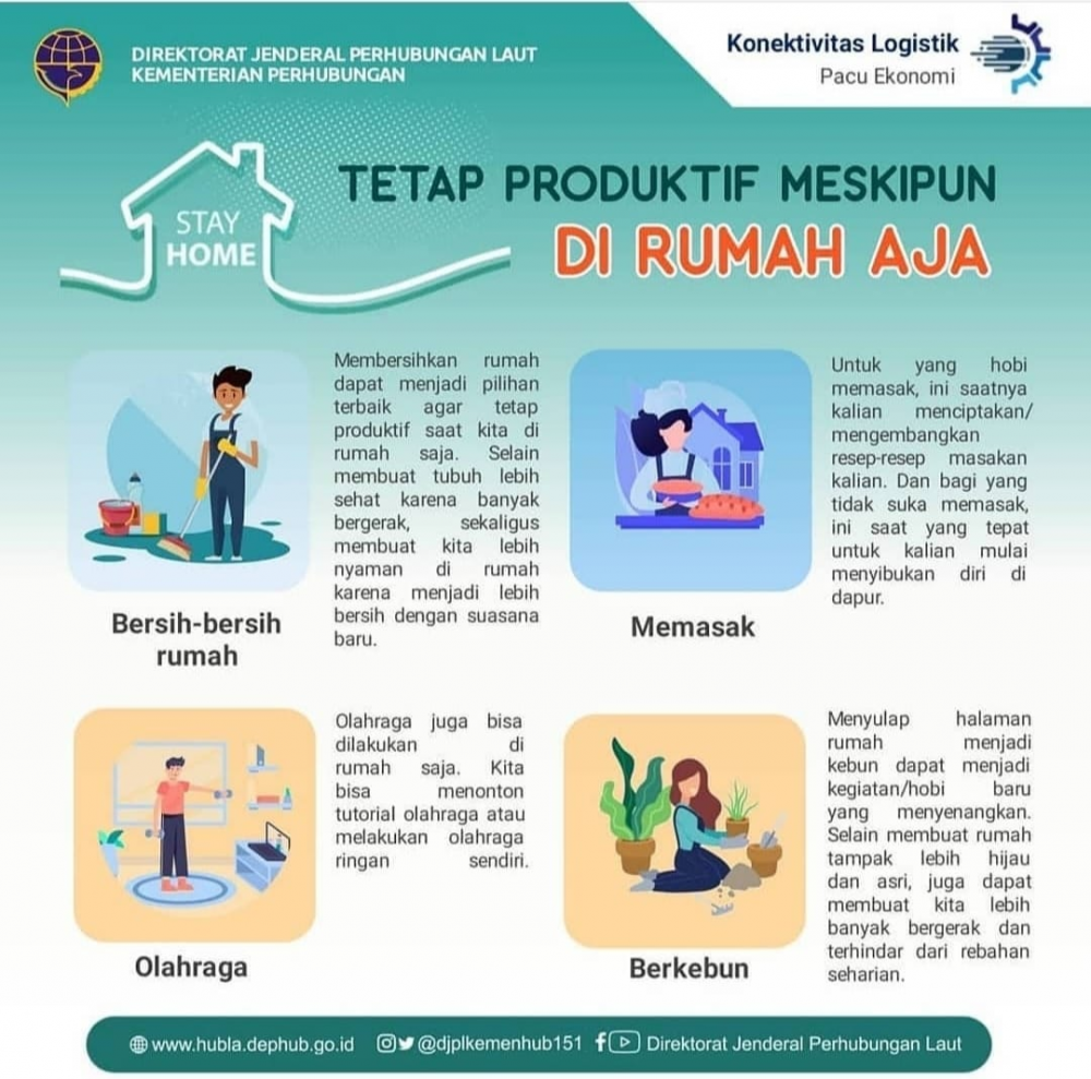 ”Tetap Produktif Meski Dirumah Aja”