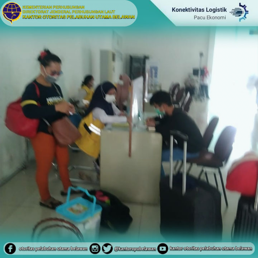 ”Kedatangan Kapal KM. Kelud di Terminal Bandar Deli Belawan”
