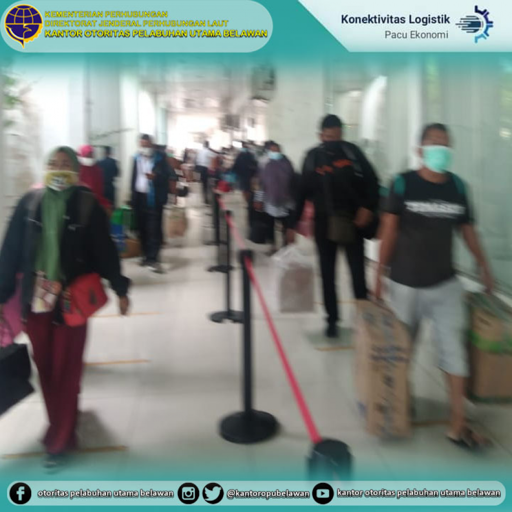 ”Kedatangan Kapal KM. Kelud di Terminal Bandar Deli Belawan”