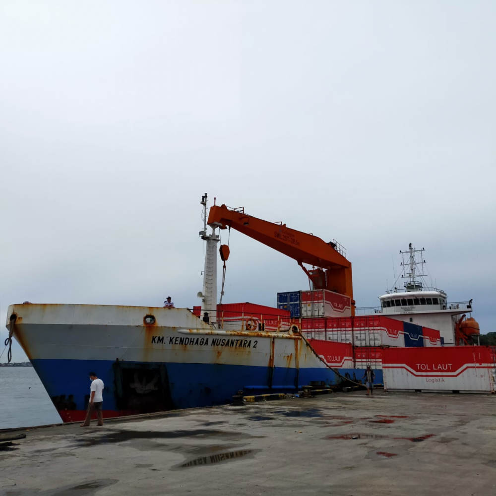 TINGKATKAN PELAYANAN ANGKUTAN BARANG DI LAUT, KEMENHUB OPTIMALKAN DUA TRAYEK TOL LAUT