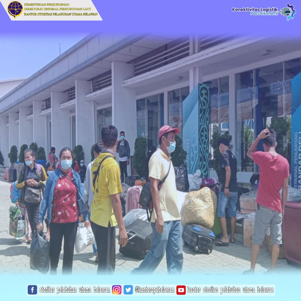 “Kedatangan Kapal KM. Kelud di Terminal Bandar Deli Belawan”