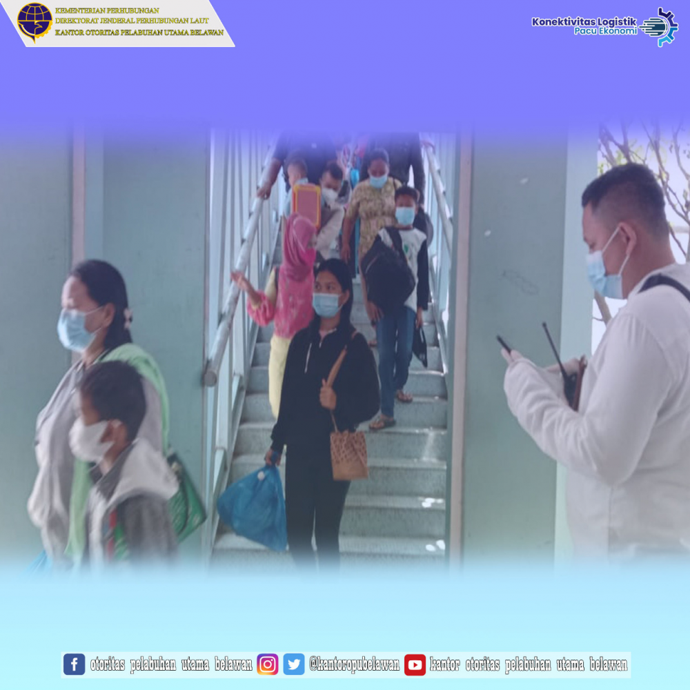 “Kedatangan Kapal KM. Kelud di Terminal Bandar Deli Belawan”