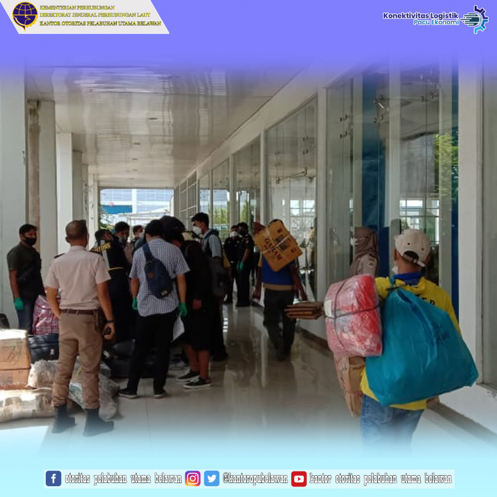 “Kedatangan Kapal KM. Kelud di Terminal Bandar Deli Belawan”
