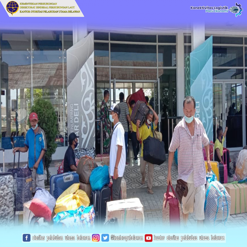 “Kedatangan Kapal KM. Kelud di Terminal Bandar Deli Belawan”