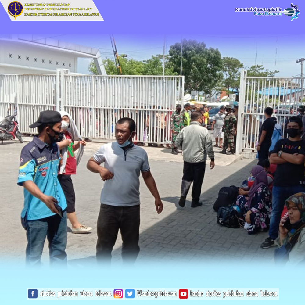 “Kedatangan Kapal KM. Kelud di Terminal Bandar Deli Belawan”