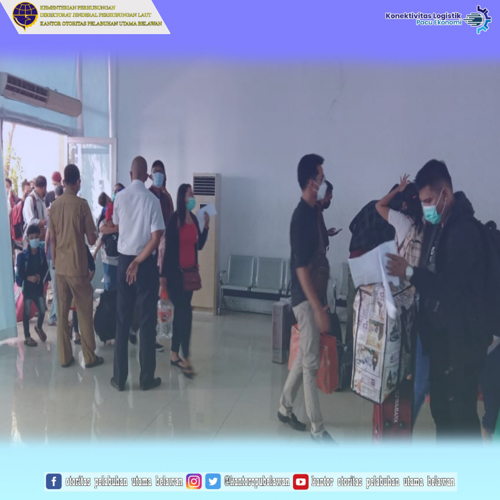 “Kedatangan Kapal KM. Kelud di Terminal Bandar Deli Belawan”