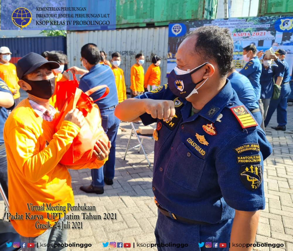 PEDULI MASYARAKAT TERDAMPAK PENDEMI COVID-19, KSOP KELAS IV PROBOLINGGO MENGGELAR PADAT KARYA TAHUN 2021