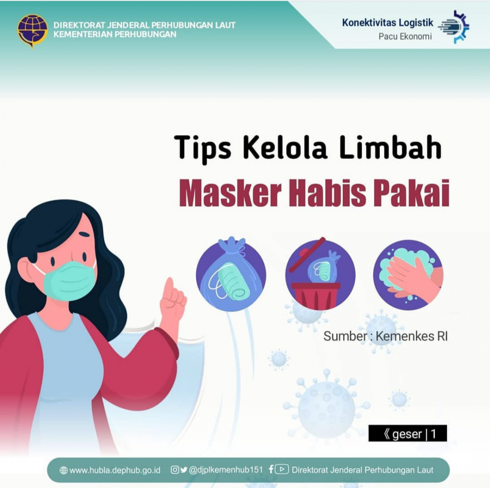 ”Tips Kelola Limbah Masker Habis Pakai”