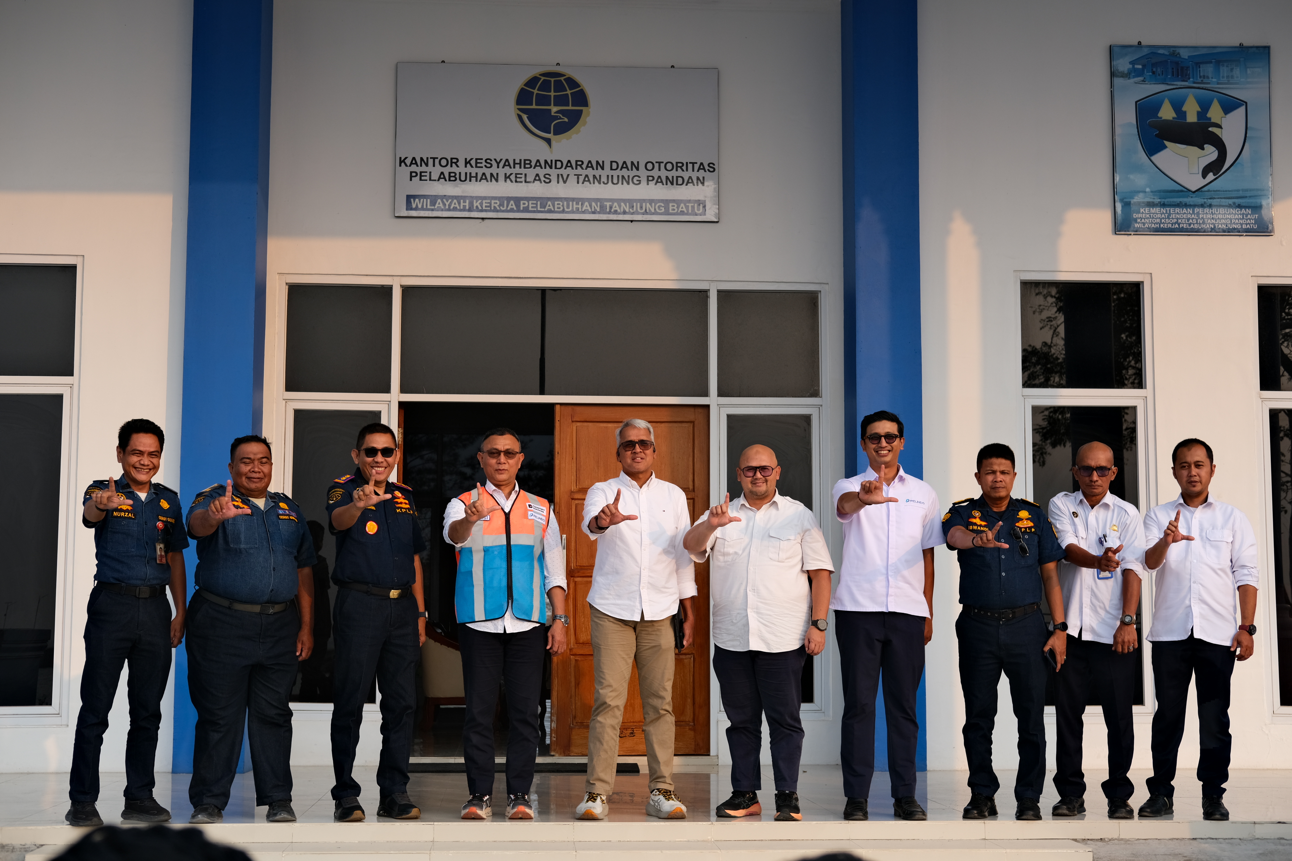 Perkuat Sinergi Kepelabuhanan, KSOP Kelas IV Tanjung Pandan Terima Kunjungan Koordinasi PT Pelabuhan Indonesia (Persero)