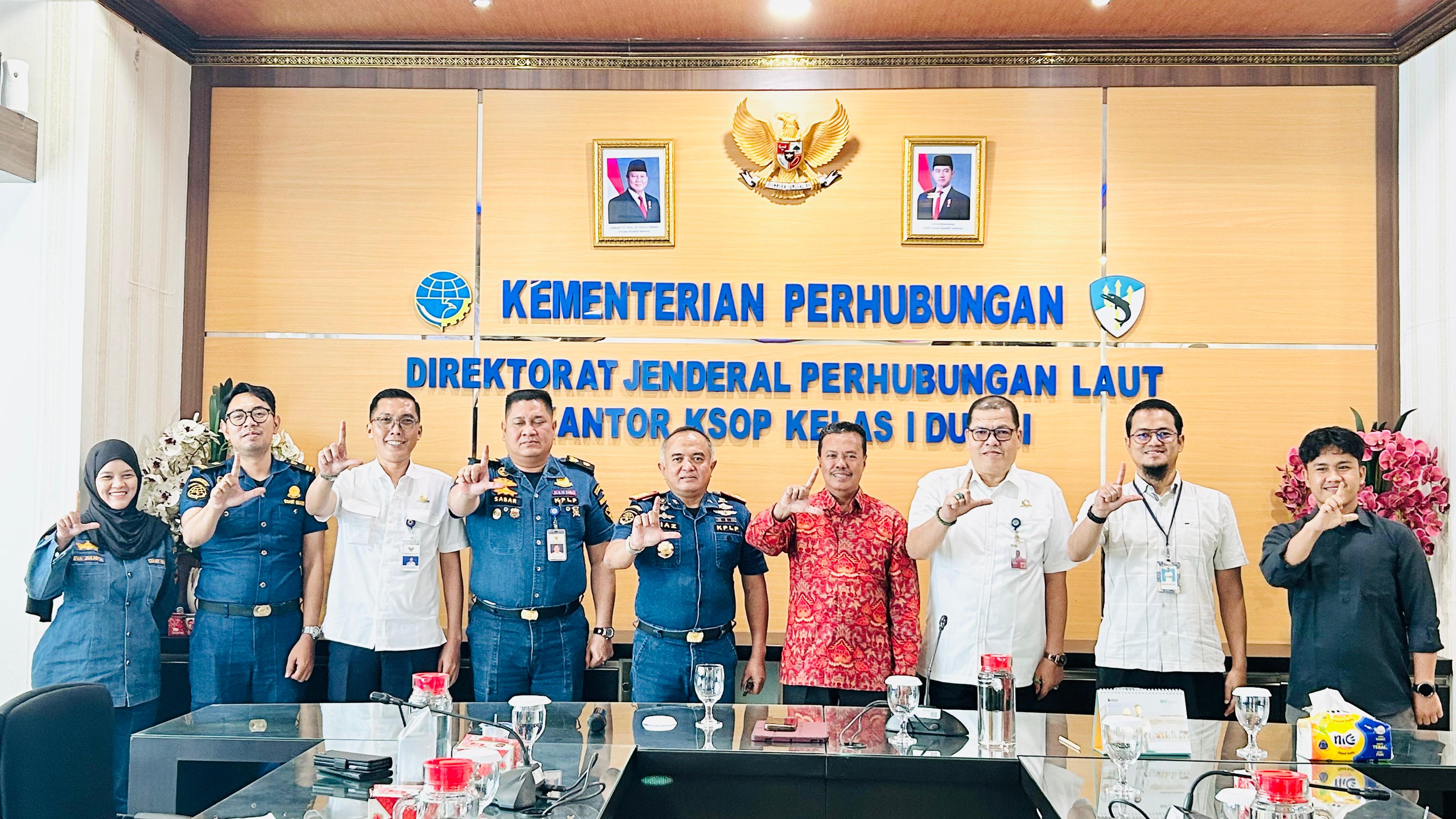 KANTOR KSOP KELAS I DUMAI MENERIMA KUNJUNGAN KERJA DARI KPPN DUMAI