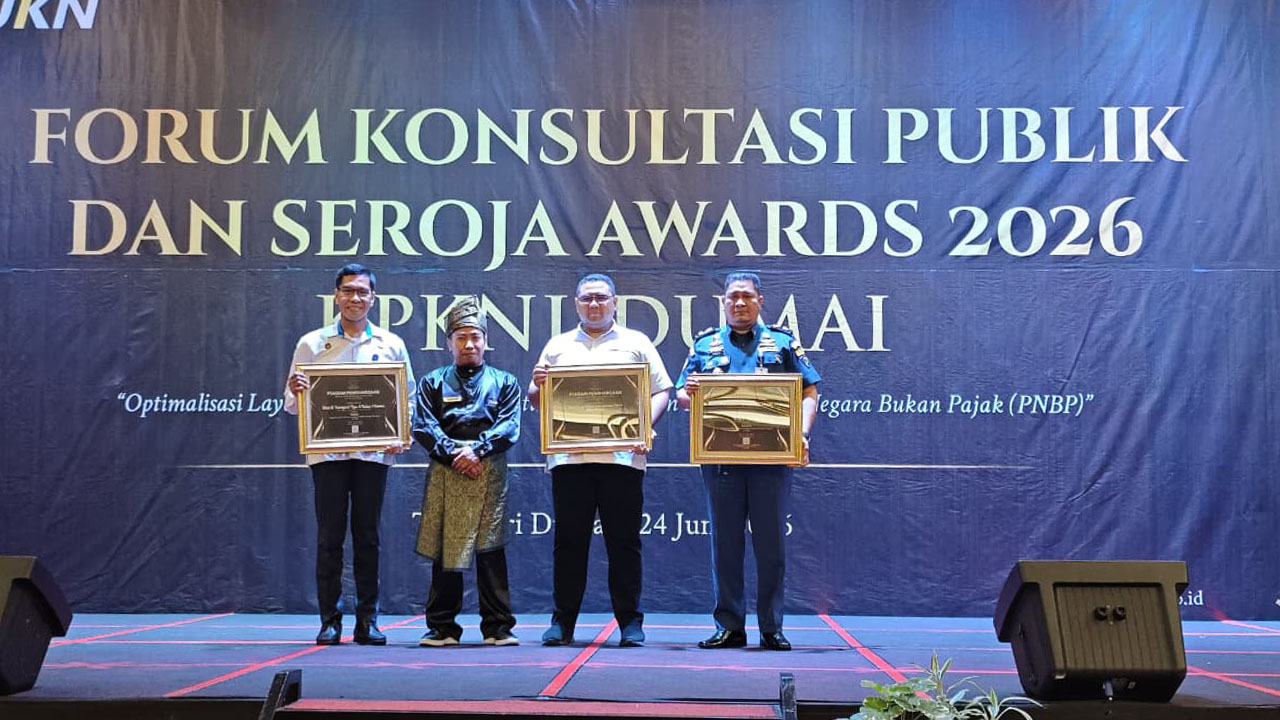 Kantor KSOP Kelas I Dumai Menghadiri Kegiatan Forum Konsultasi Publik dan Seroja Awards Tahun 2026  di The Zuri Hotel Dumai