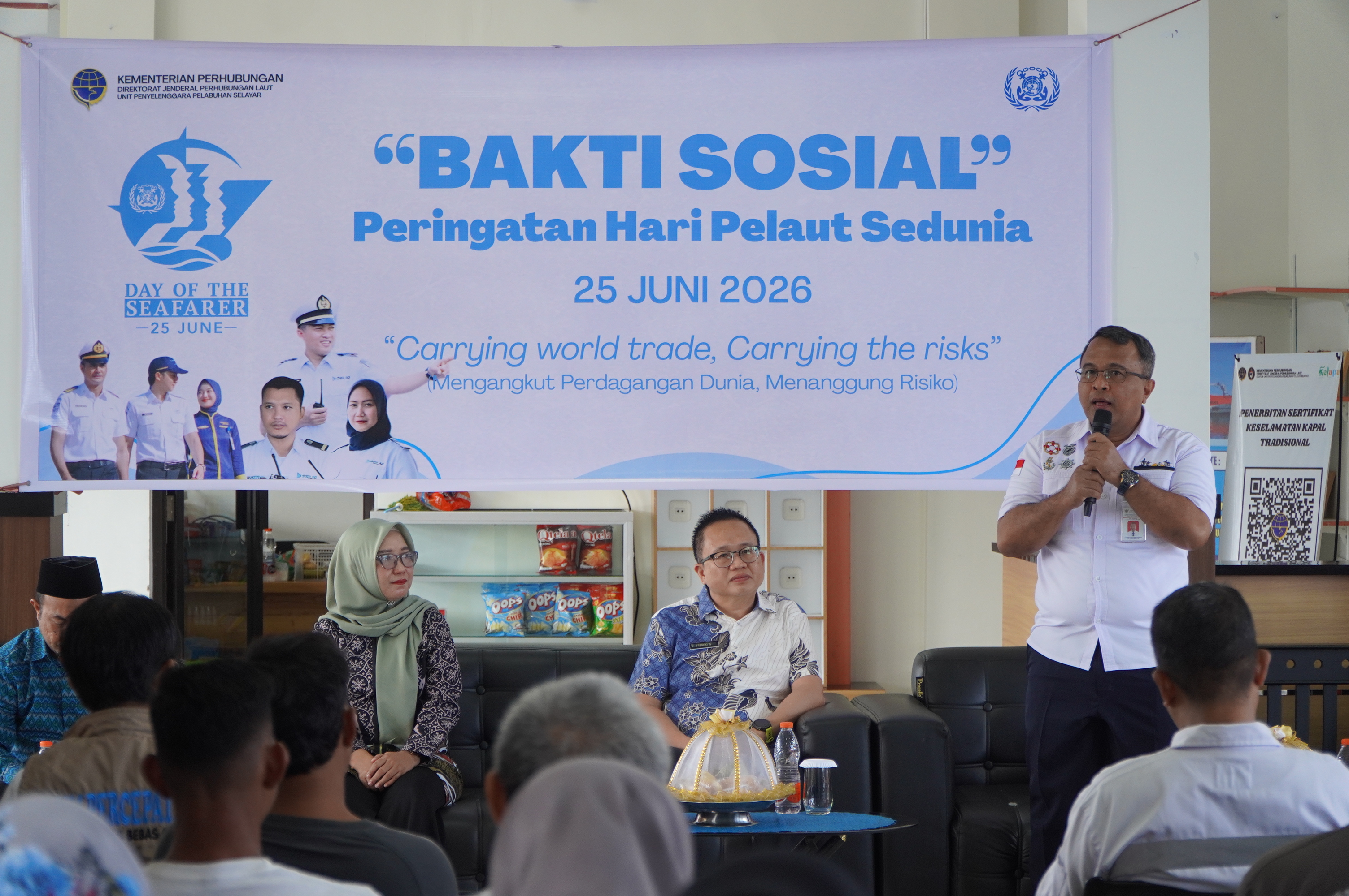 UPP Selayar Peringati Hari Pelaut Sedunia 2026 Melalui Kegiatan Bakti Sosial bersama Masyarakat Maritim Selayar