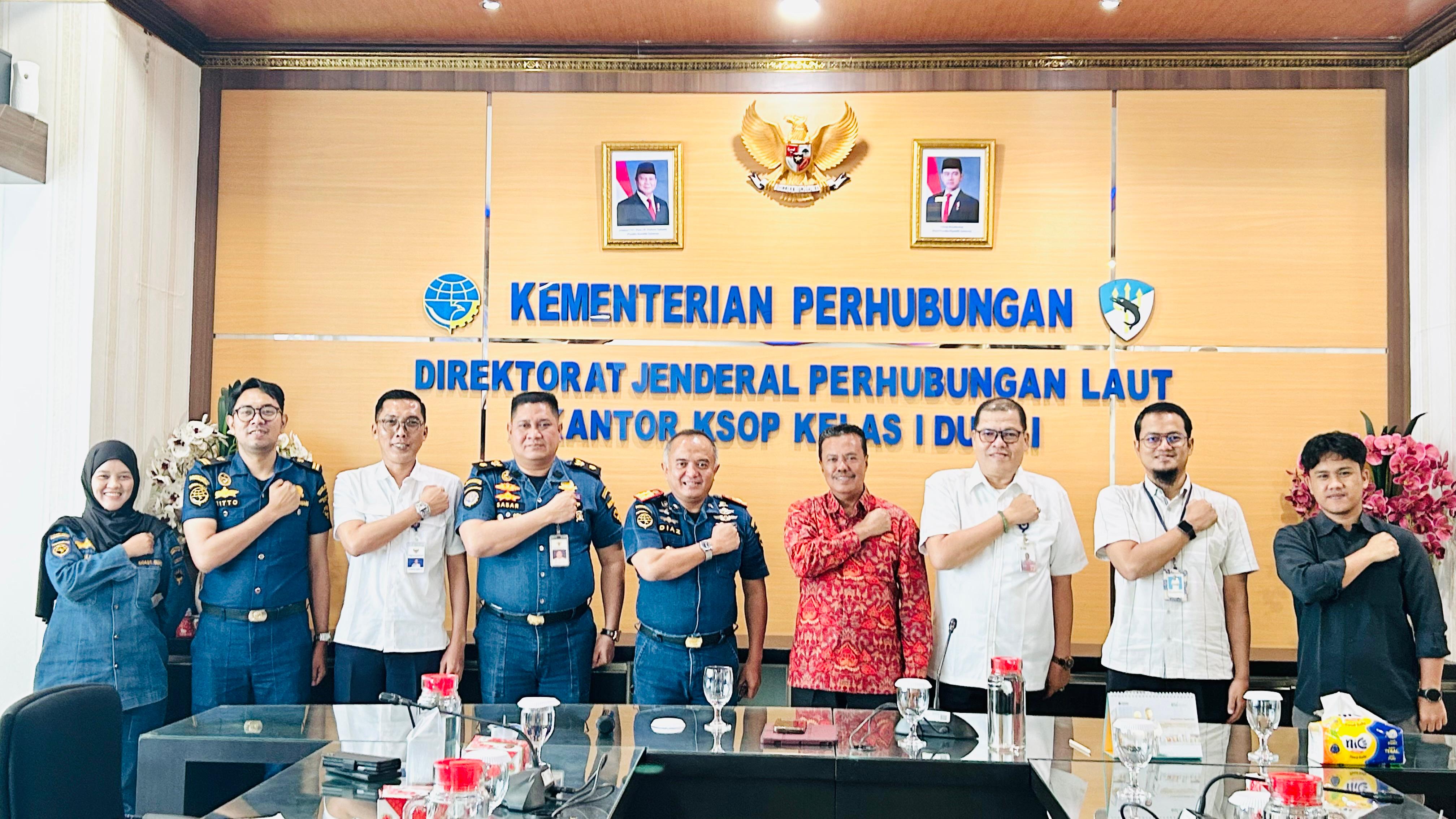 KANTOR KSOP KELAS I DUMAI MENERIMA KUNJUNGAN KERJA DARI KPPN DUMAI