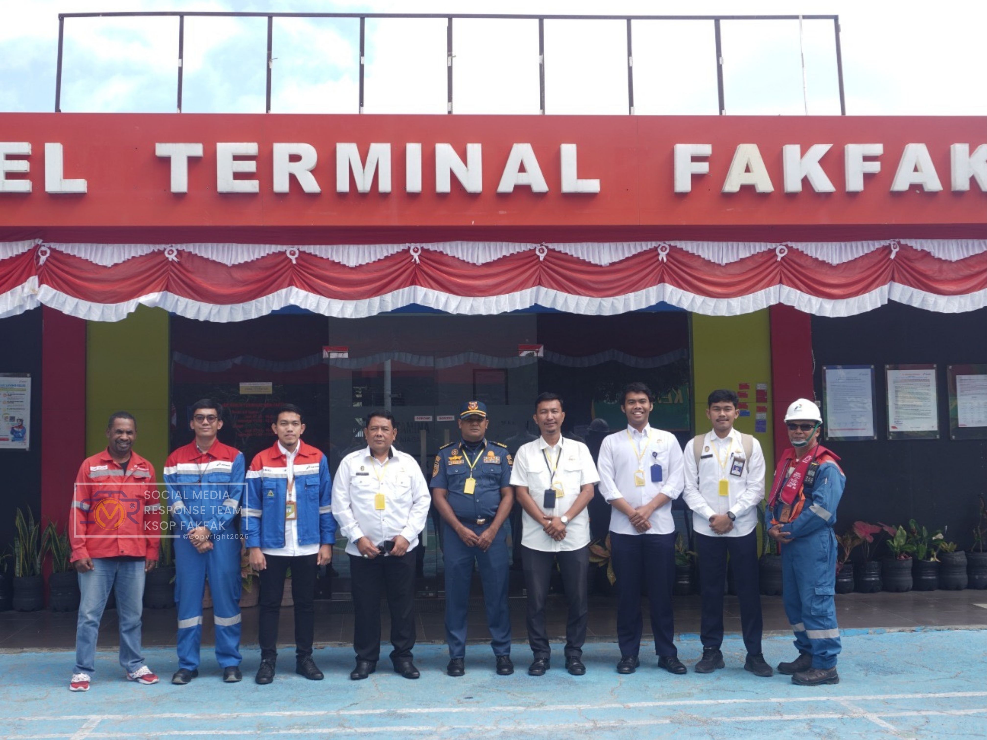 KSOP KELAS IV FAKFAK KOORDINASIKAN PERMOHONAN IZIN OPERASI 1 X 24 JAM TERMINAL KHUSUS PT PERTAMINA PATRA NIAGA FUEL TERMINAL FAKFAK