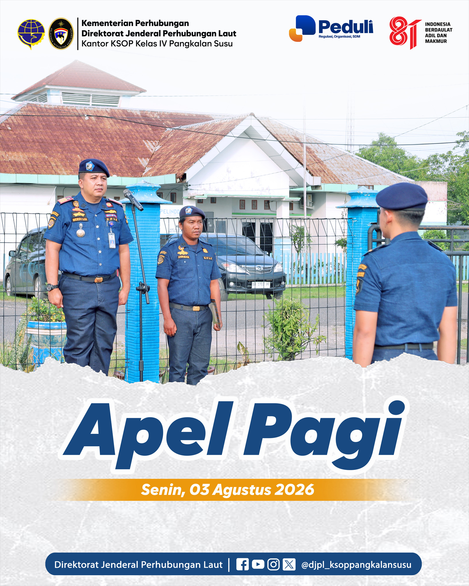 Apel Pagi perdana Agustus 2026