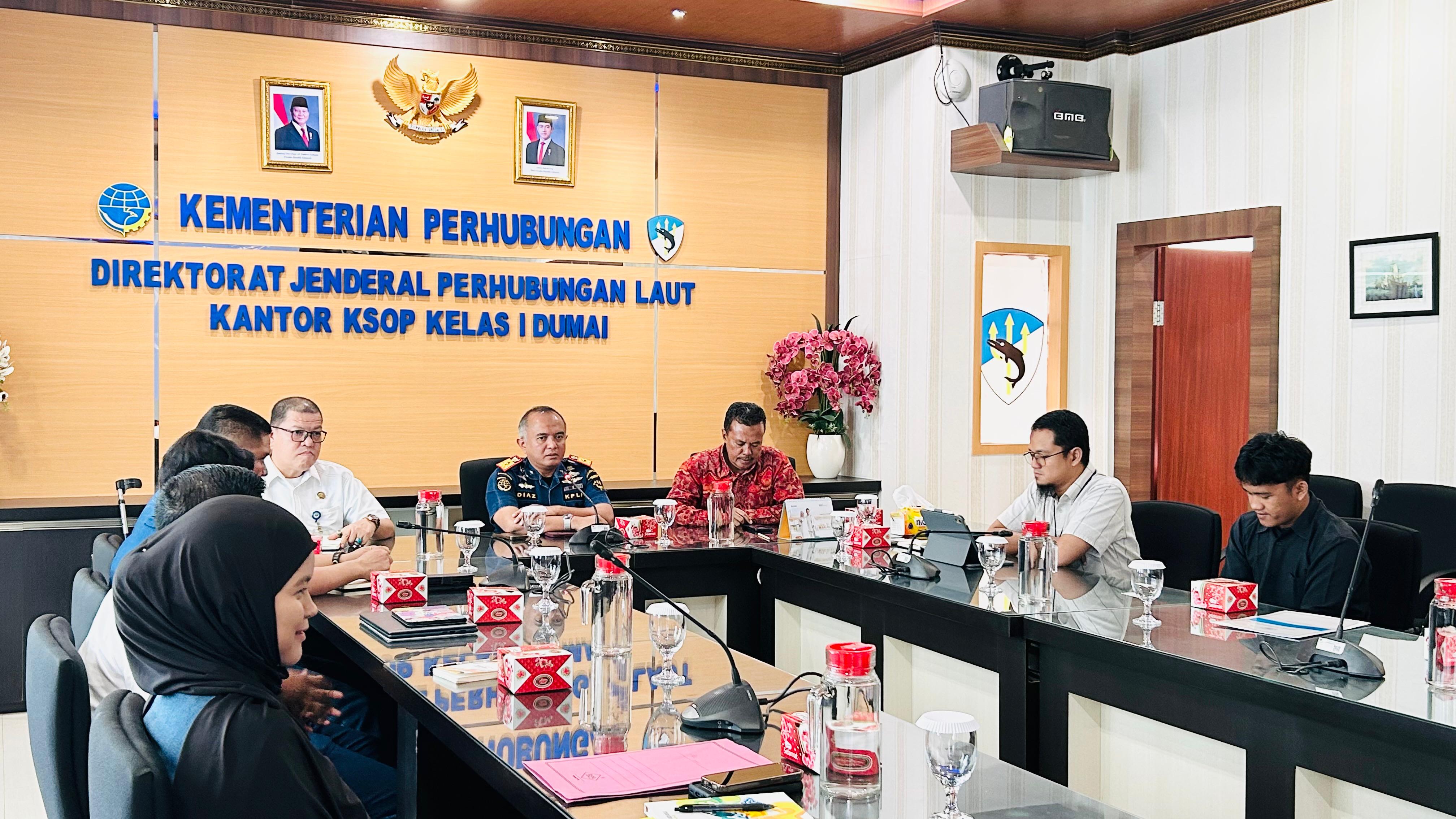 KANTOR KSOP KELAS I DUMAI MENERIMA KUNJUNGAN KERJA DARI KPPN DUMAI
