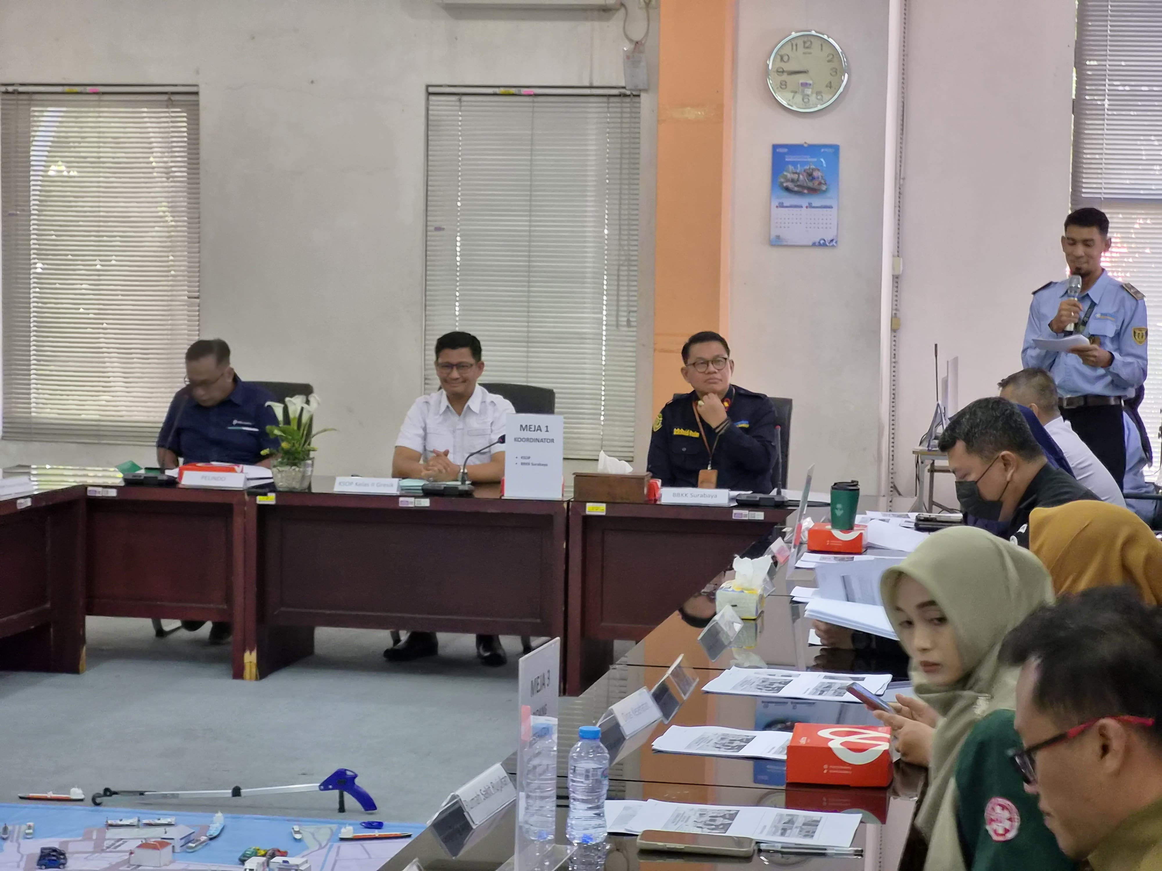 Table Top Exercise (TTX) Penanggulangan Kedaruratan Kesehatan Masyarakat (KKM) di Pintu Masuk Pelabuhan Gresik