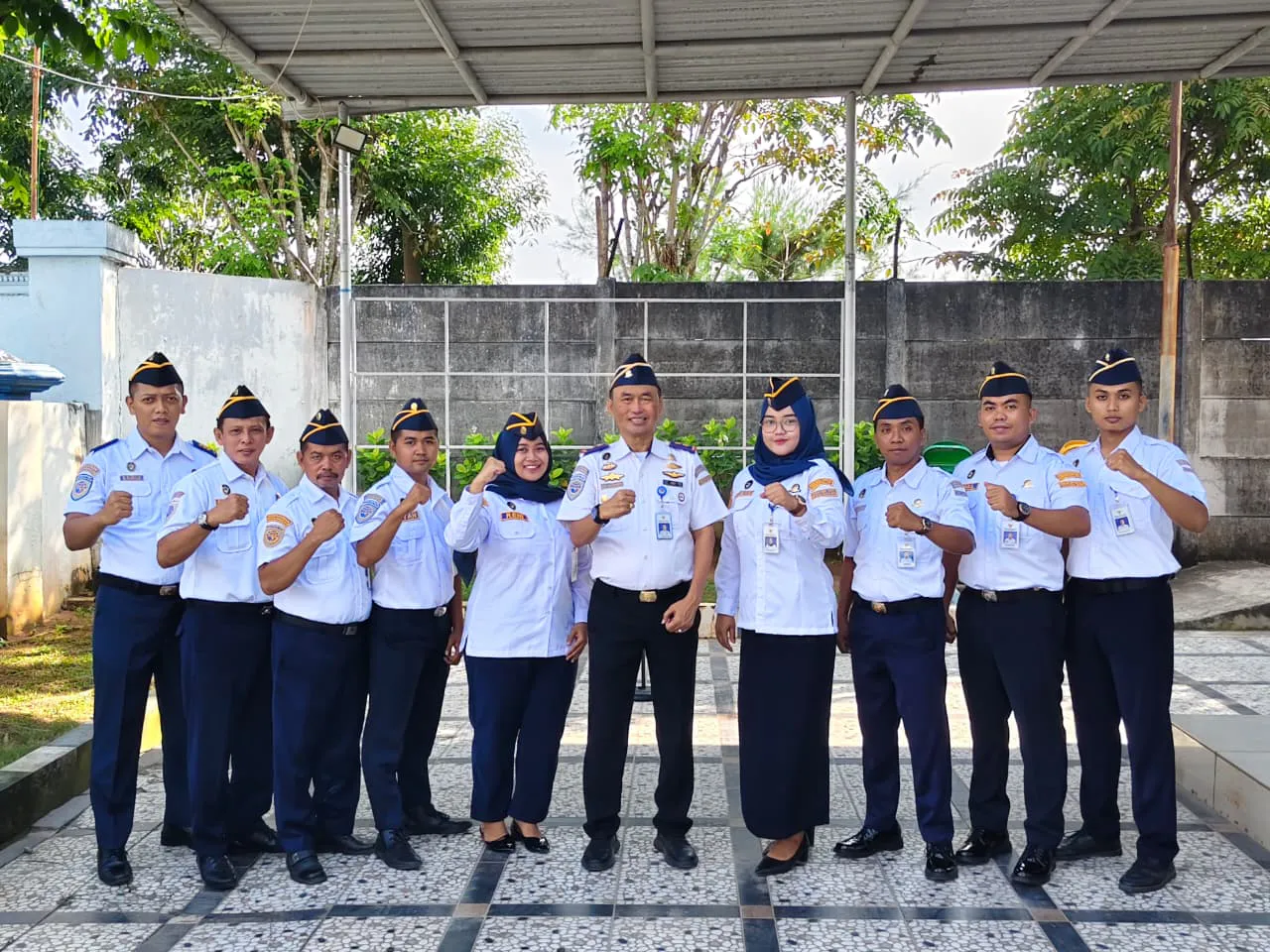 UPP Telaga Biru melaksanakan apel pagi Senin, 25 Mei 2026, dengan amanat Pembina apel terkait penerapan SE-PHB 2 Tahun 2026