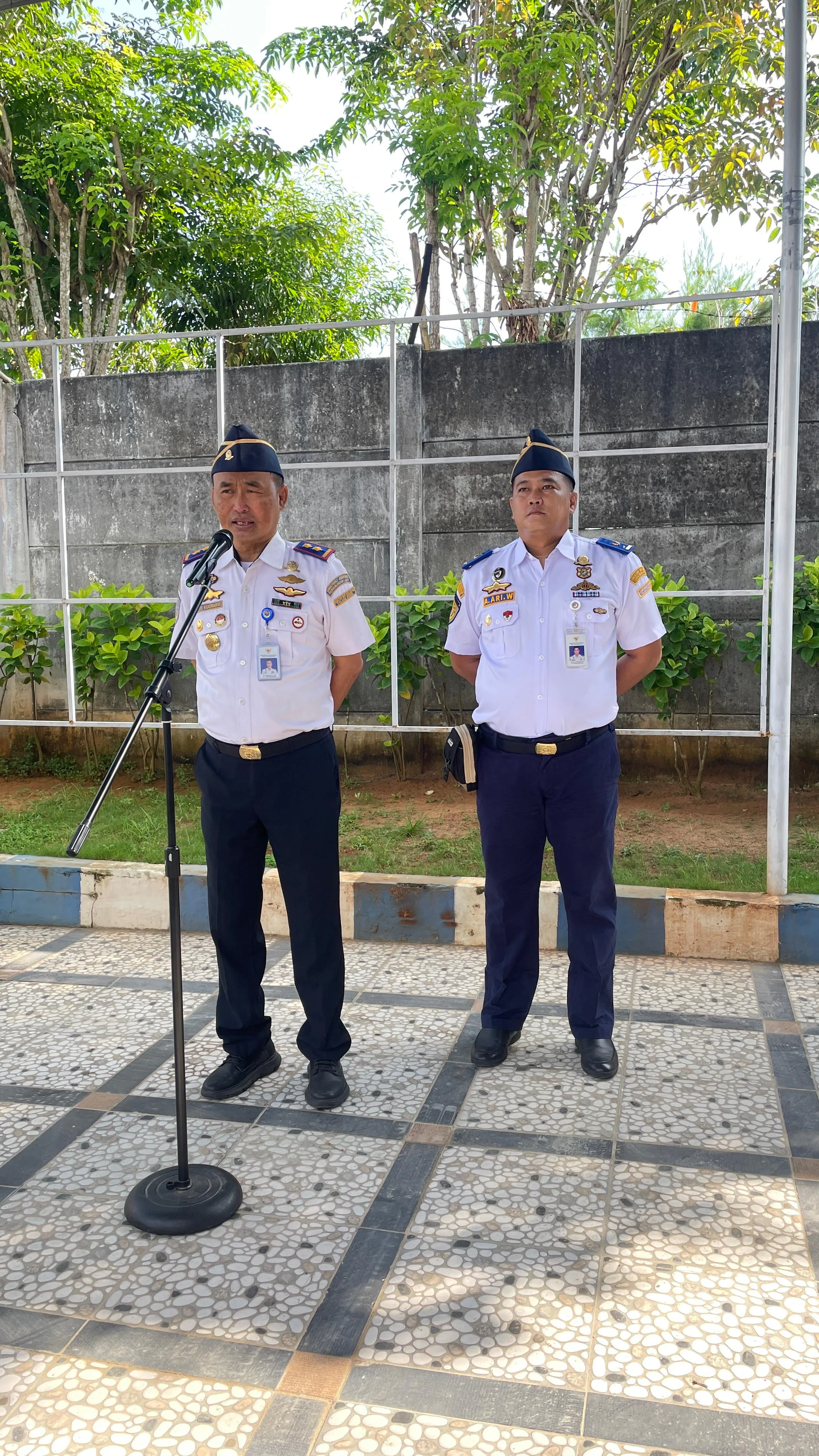 UPP Telaga Biru melaksanakan apel pagi Senin, 25 Mei 2026, dengan amanat Pembina apel terkait penerapan SE-PHB 2 Tahun 2026