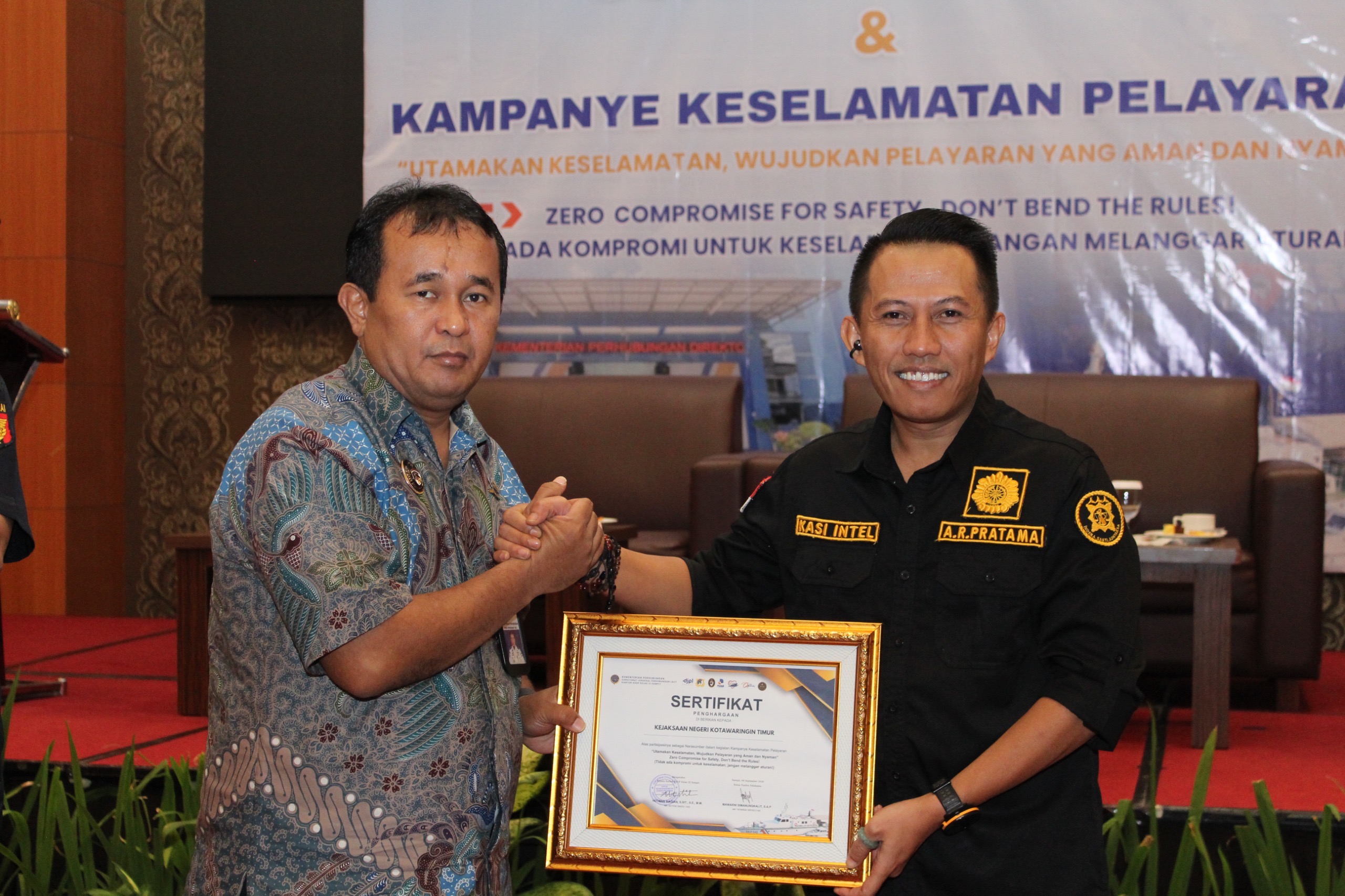 Usung Zero Compromise for Safety, Don’t Bend the Rules!, KSOP Sampit sosialisasikan Keselamatan Pelayaran