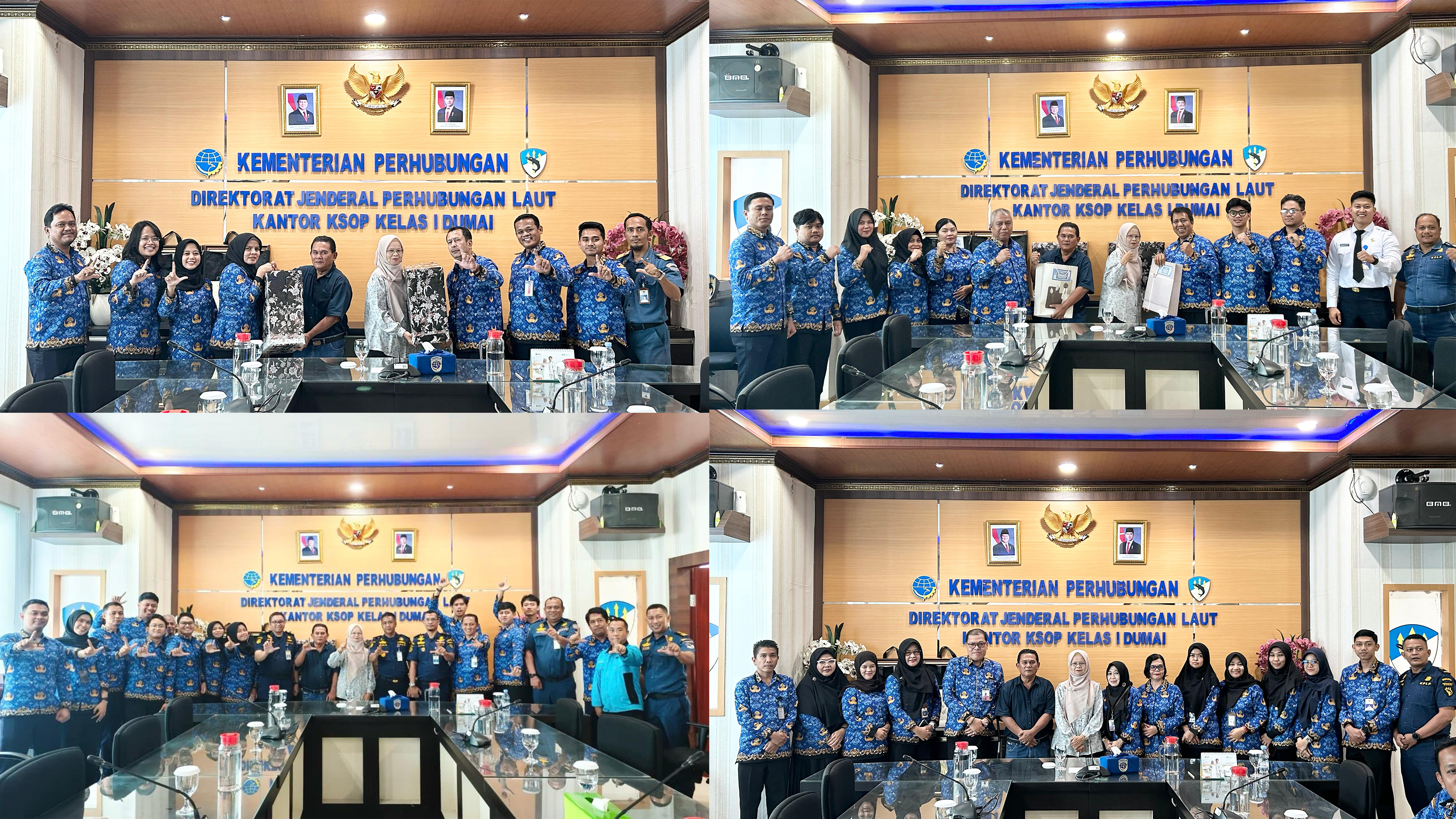 Pelepasan Purna Bakti Pegawai Negeri Sipil Kantor KSOP Kelas I Dumai
