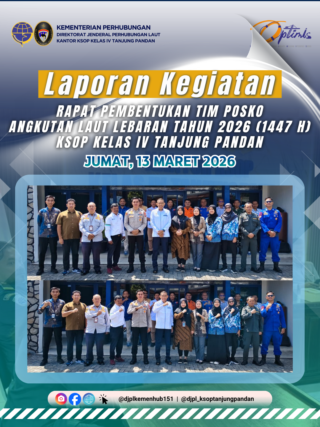 Rapat Pembentukan Tim Posko Angkutan Laut Lebaran Tahun 2026