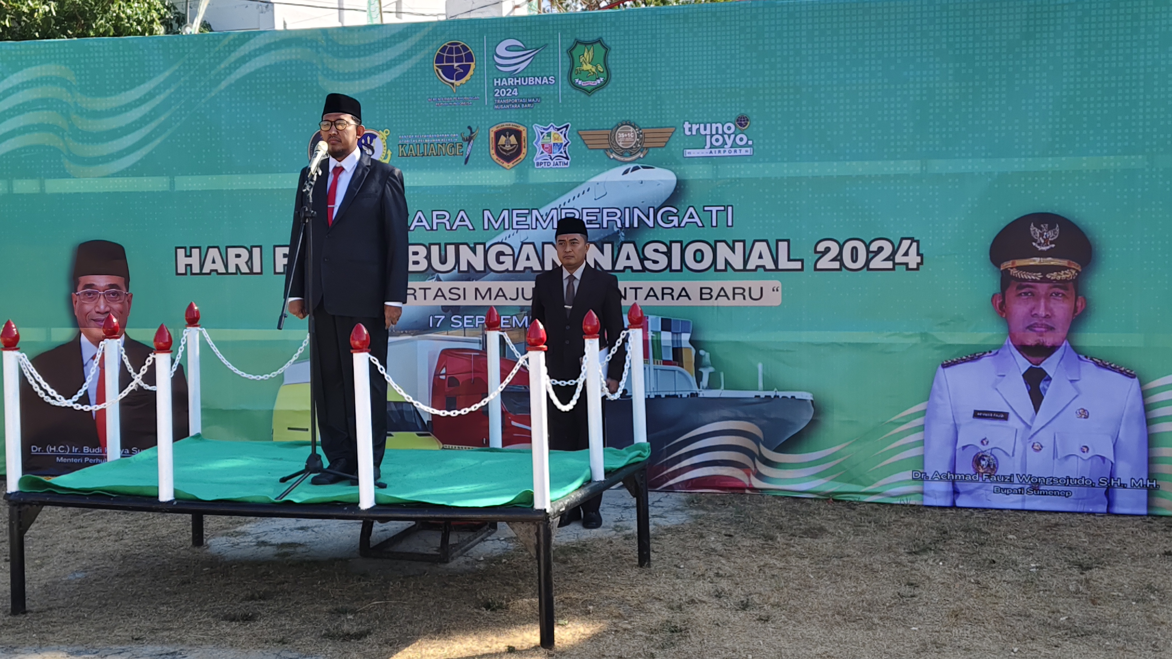 Pelaksanaan Upacara Memperingati Hari Perhubungan Nasional Tahun 2024