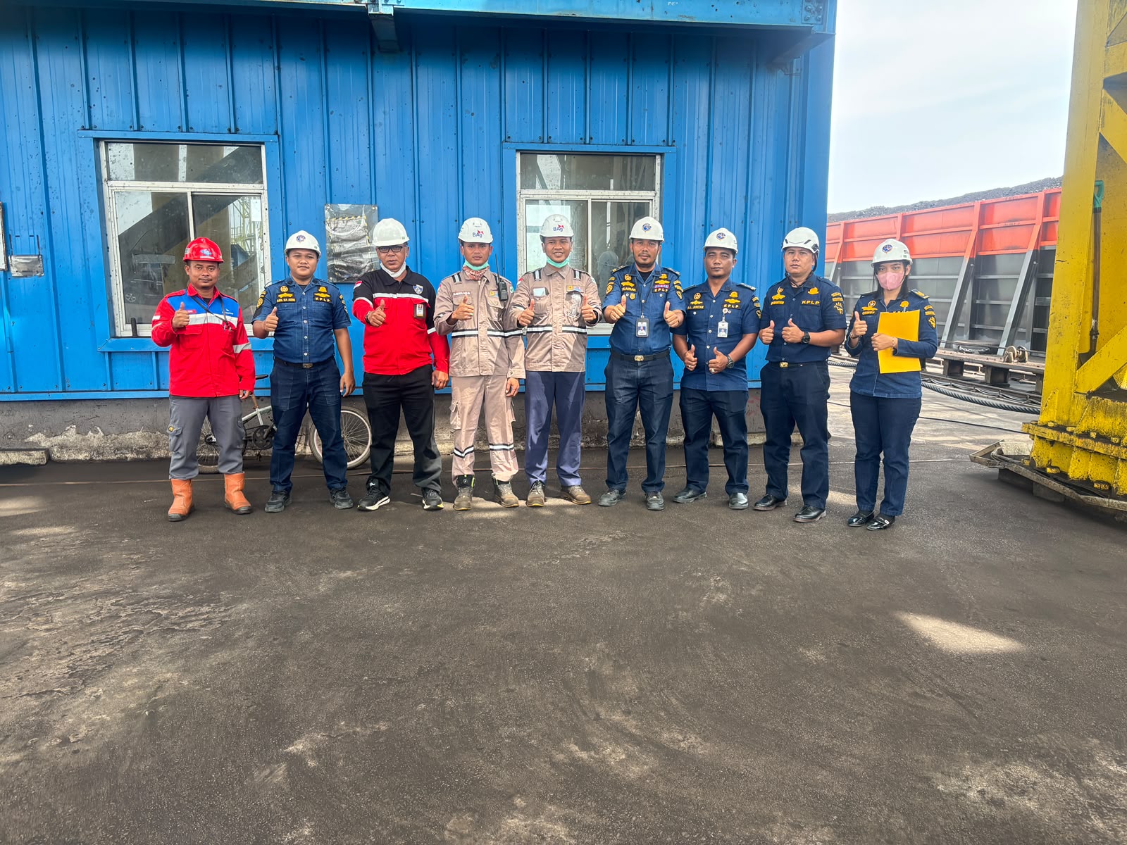 Monitoring di TUKS PT PLN Indonesia Power oleh Tim LALA dan Usaha Kepelabuhanan