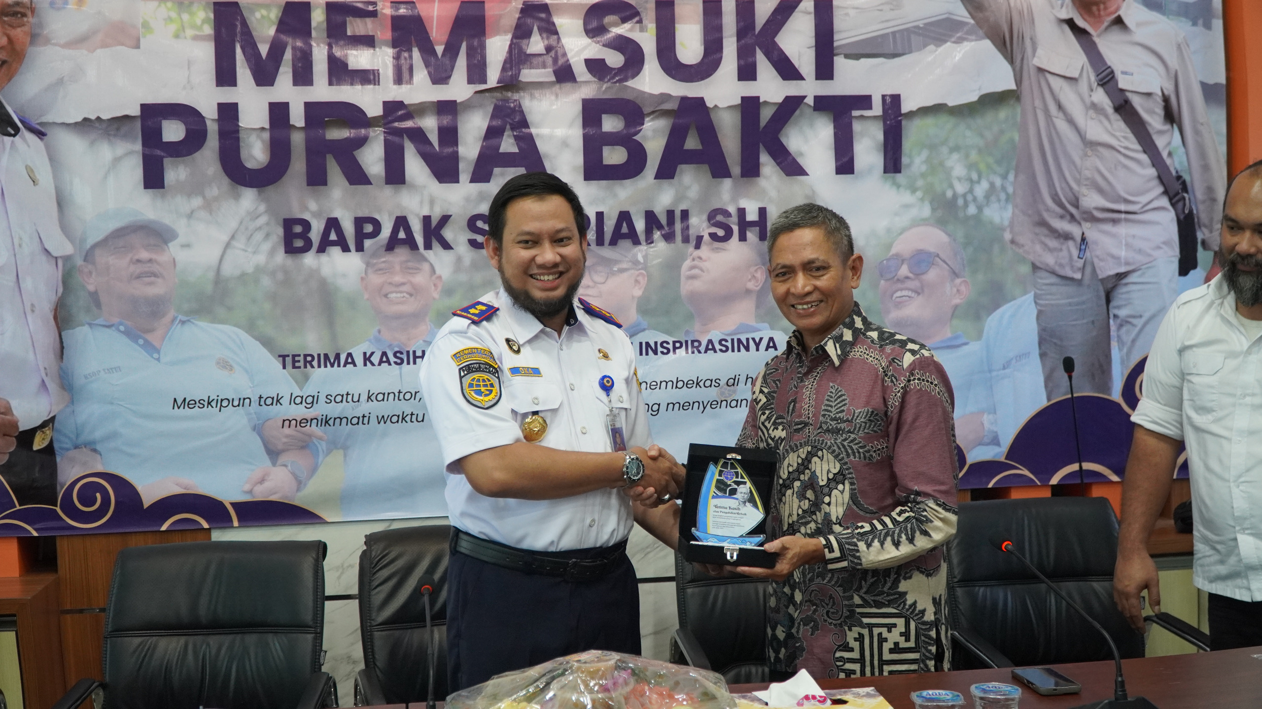 PELEPASAN MASA PURNA BAKTI PEGAWAI KSOP KELAS III SATUI