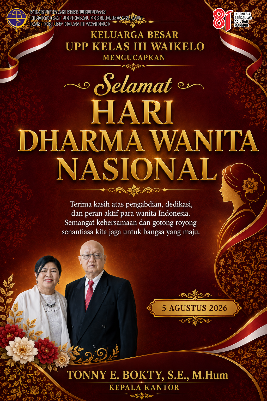 HARI DHARMA WANITA NASIONAL 2026