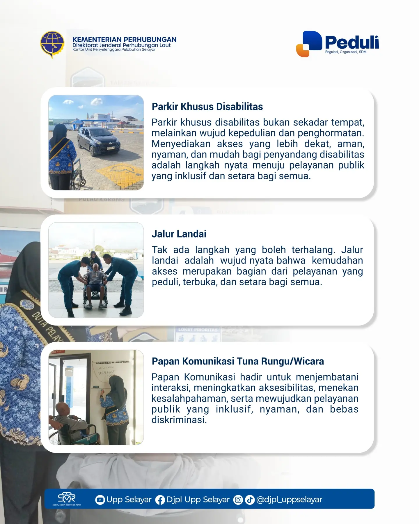 Akses yang baik bukan hanya tentang kemudahan, melainkan tentang memastikan semua orang merasa diterima.