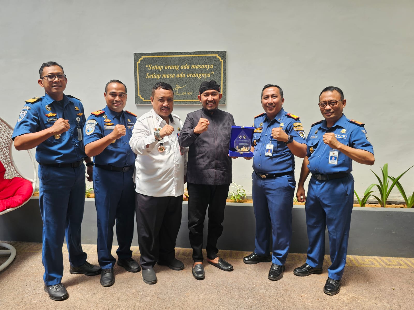 Seluruh UPT Hubla Kabupaten Sumenep Gelar Silaturahmi ke Forkopimda