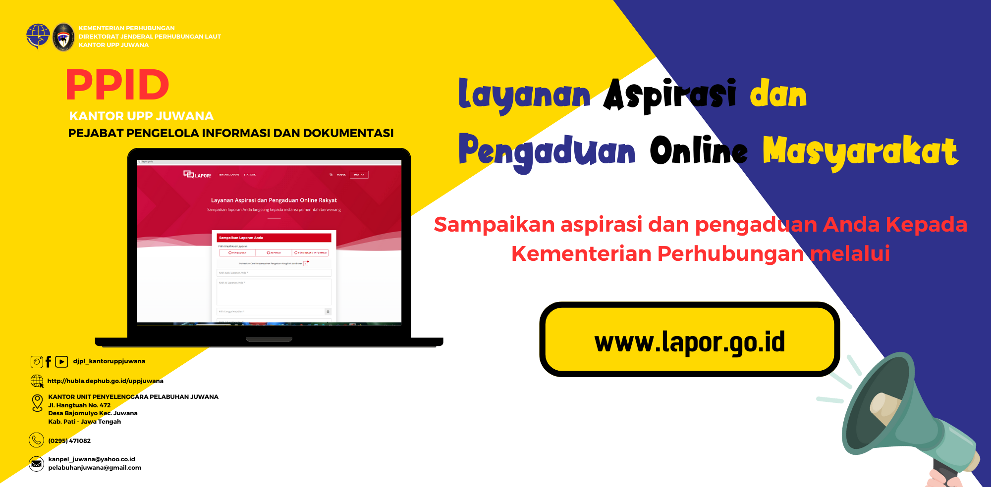 Layanan Aspirasi dan Pengaduan Online Masyarakat