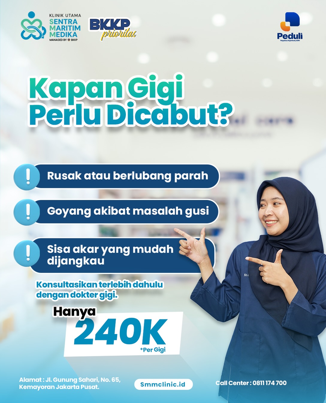 Waktu yang Tepat Cabut Gigi