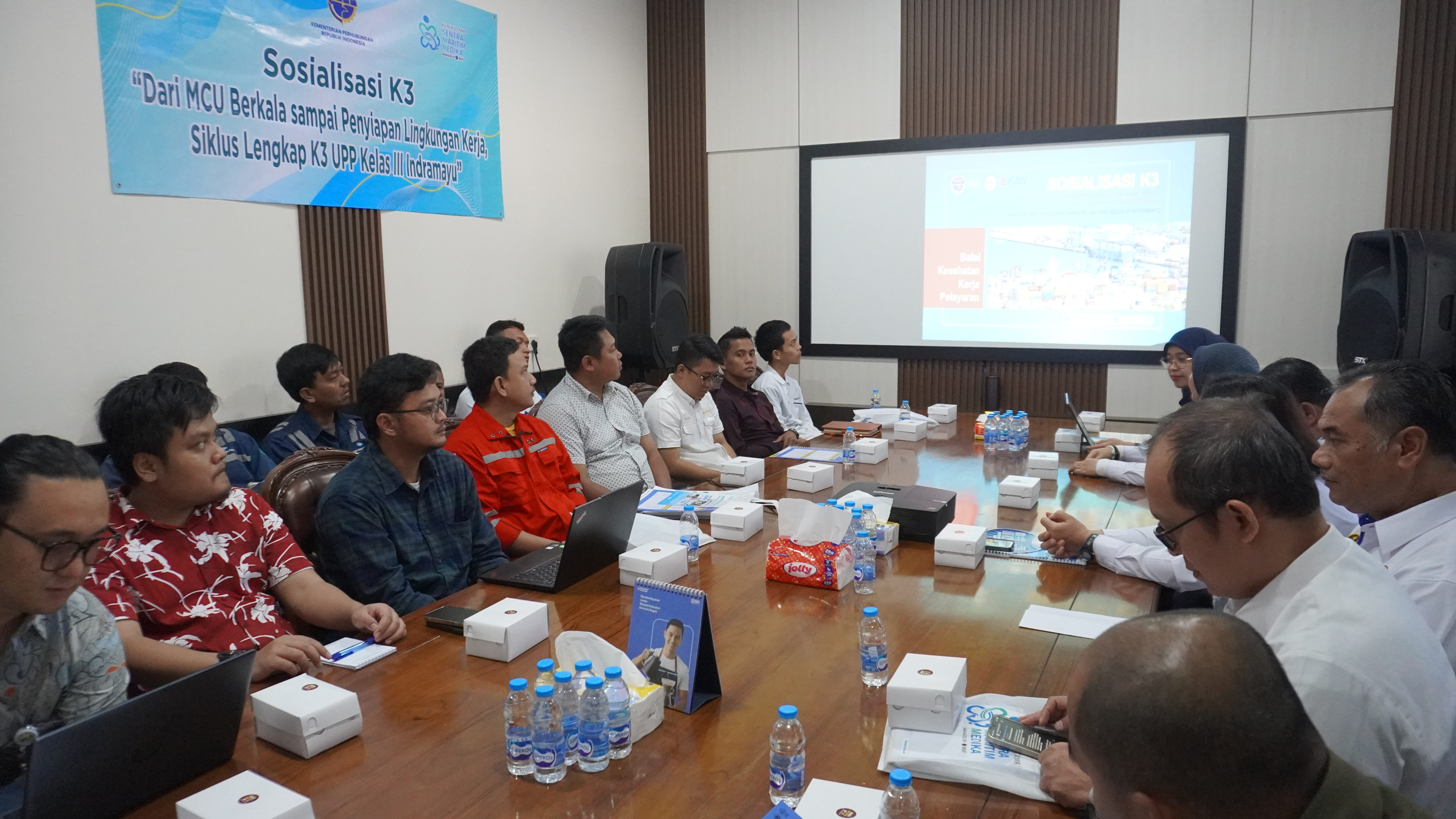 Sosialisasi K3 bersama BKKP