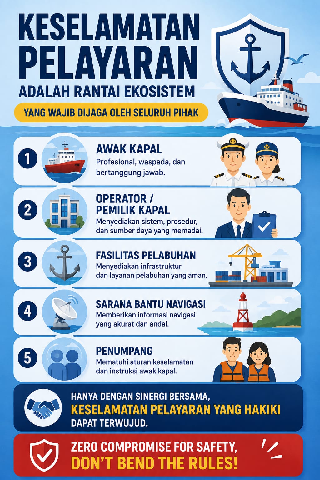 Mari bersama kita peduli, bertanggung jawab dan konsisten
